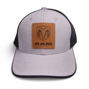 RAM Gray and Black Trucker Hat. Brand new, with tags